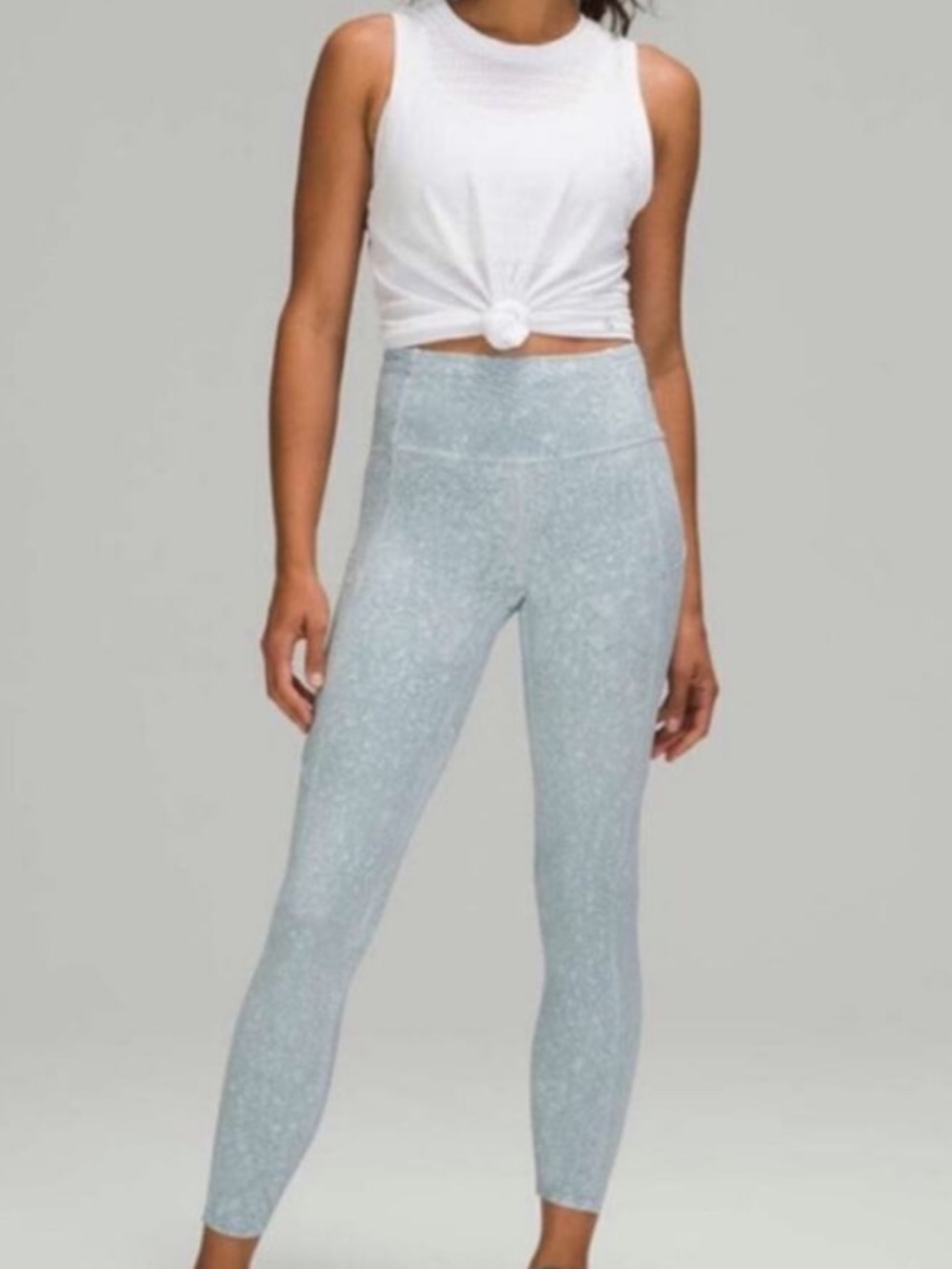 lululemon athletica Light Gray High-Rise Leggings
